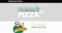 Desktop Screenshot of palermospizza91.net